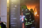 Feuerwehreinsatz im Erzgebirge: Brand in Plattenbau