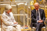 Altkanzler Scholz in der Frauenkirche: Das hat er in Dresden zu sagen
