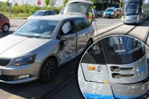 Skodafahrer übersieht Tram: Crash im Leipziger Süden