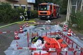 Giftiger Konservierungsstoff tritt in Helios Klinik aus: Feuerwehr im Großeinsatz