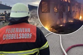 Großbrand in Schweinemast: Fünf Feuerwehrmänner verletzt, 20.000 Tiere sterben durch Feuer