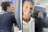 Paar reist mit Flugzeug zu seiner Hochzeit: Was es im Flieger zugesteckt bekommt, ist herzerwärmend