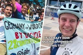 Von Karlsruhe nach Texas in zwei Jahren: Radfahrer Jakob schafft es pünktlich zur Fußball-WM