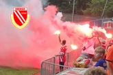 Energie Cottbus im Trainingslager: FCE-Fans zünden Pyro beim Test