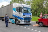 Unfall legt Grenzübergang im Erzgebirge lahm