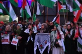 Anti-Israel-Demo am Checkpoint Charlie: Über 100 Teilnehmer