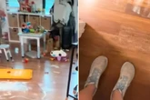 Mutter lässt Kind für vier Minuten allein: Was sie dann vorfindet, ist beachtlich