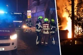Feuerwehreinsätze in Chemnitz: Container in Flammen, Rauch aus Kellerfenster