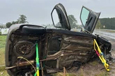 Frau stirbt bei Unfall auf Bundesstraße, auch Kinder im Auto