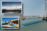 Megaprojekt soll Metropole entlasten: Letztes Segment bei Rekord-Brücke installiert