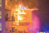 Balkonien in Flammen: Mächtiger Sachschaden