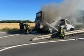 Lkw brennt plötzlich lichterloh: Jetzt ermittelt die Kripo