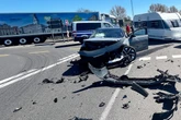 Kreuzungscrash nahe A14: Transporter kracht mit VW zusammen