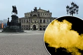 Rechtsextreme ziehen zur Semperoper und zünden Pyro - mit Nachspiel