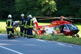 Schwerer Frontal-Crash im Odenwald: Zwei Rettungshubschrauber müssen anrücken
