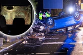 Betrunkener Autofahrer baut Unfall auf Brücke - ICE mit 900 Menschen stundenlang lahmgelegt
