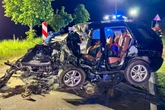 Vatertag endet mit Horror-Crash: Mann kracht gegen Baum und stirbt im Wrack