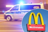 Prügelattacke wegen eines Wischmopps auf McDonald&#039;s-Parkplatz