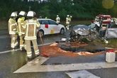 Vier Autos verunfallen bei Stuttgart auf B10: Zwei Menschen schwer verletzt
