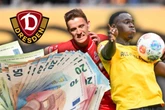 Hauptmanns Rekord hält: Selbst Amoako spült Dynamo nicht so viel in die Kasse