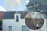 Zweimal Solar-Alarm: Feuerwehr kämpft gegen brennende Dachstühle bei Dresden