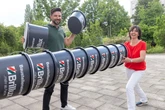 18. Westhangfest kommt: In Gorbitz werden die Eimer gestapelt