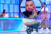 Harald Glööckler: Schubkarren-Performance mit Minirock wie in "einem Softporno"