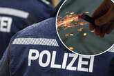 Silvester-Chaoten beschließen Polizisten im Vogtland mit Pyrotechnik