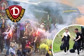 Kein Witz: Morgen laufen die Aufstiegshelden von Dynamo Dresden zum Stadion!