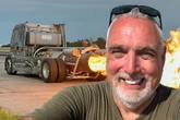 Lebende Fackel: Dragster-Fahrer entrinnt knapp dem Tod und fährt weiter Rennen