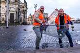 Damit Dresden wieder sauber wird! Brigade in Orange rückt Böller-Müll zu Leibe