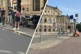Straßensperrungen und Kameras: Was ist hier in Dresden los?