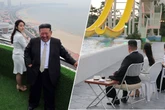 Neues Touristen-Domizil: Hier nimmt Kim Jong-un den Badespaß ganz genau unter die Lupe