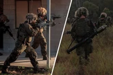 Deutsche Fallschirmjäger "befreien" kleinen Ort am anderen Ende der Welt