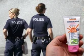 Gewerkschaft fordert: Schattenpavillons, Sonnencreme und Sprühnebel für Polizisten an Hitzetagen