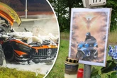 Letzte Ehre für Onkel Tobi: Biker stirbt nach schlimmem Unfall, Spenden sollen Familie helfen