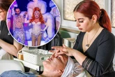 Hautnah in den Händen der Kosmetik-Azubis: Wenn Dresdens Travestie-Stars die Hüllen fallen lassen