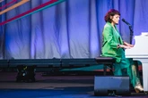 Picknick und Piano im Stadtpark: Ein Weltstar ganz gemütlich