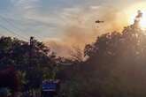 Waldbrand! Feuerwehr im Großeinsatz, Bundesstraße gesperrt