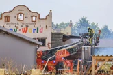 Feuer in deutschem Freizeitpark: Attraktion steht in Flammen