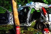 Ford kracht gegen Baum: Zwei Tote, Fahrer betrunken