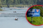 Betrunkene steuern auf Isar-Wehr zu, dann kentert das Schlauchboot