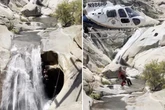 Suche nach Nervenkitzel endet dramatisch: Kletterer hinter Wasserfall gefangen
