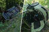 Heftiger Unfall vor Dresden: VW-Fahrer knallt mit Kind an Bord gegen Baum