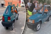 Verrückter Umbau: Schrauber zeigt dünnsten Fiat Panda der Welt