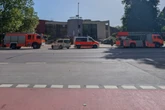 Schwimmbad evakuiert, Feuerwehr im Einsatz
