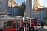 Großbrand bringt Dachstuhl zum Einsturz: Mehrfamilienhaus einsturzgefährdet!