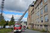 Feuerwehreinsatz in Chemnitz: Brandstiftung in alten Wanderer-Werken