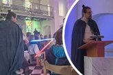 Lichtschwerter, Raumschiffe, Verkleidungen - Ist das Deutschlands kuriosester Gottesdienst?