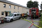 Wohnungsbrand im Erzgebirge: Elektrisches Gerät in Flammen